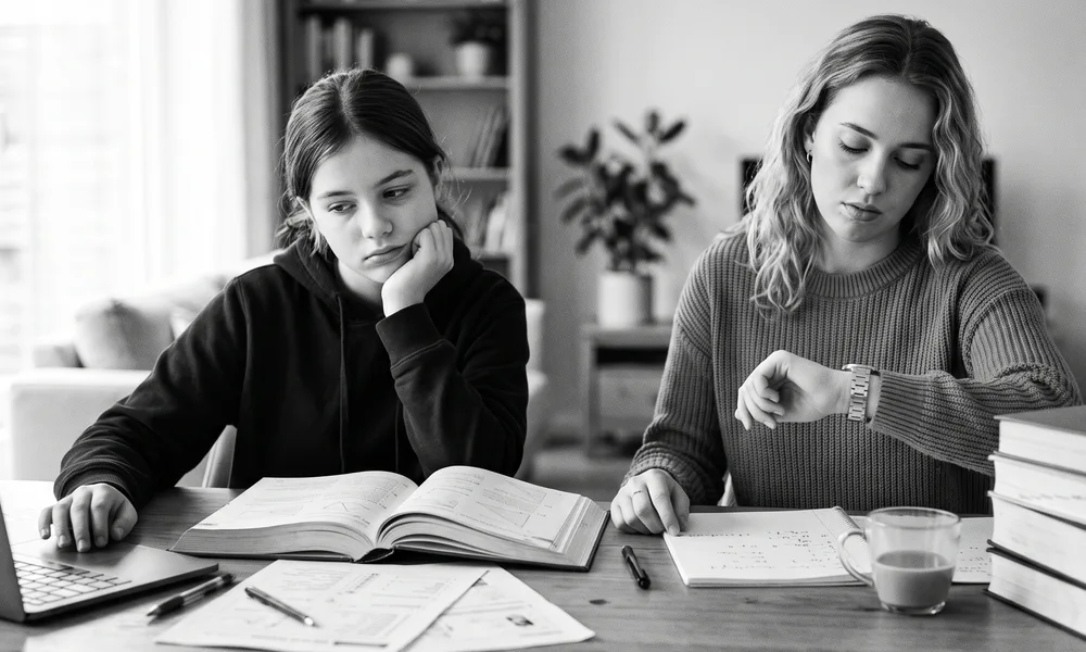 Transactional tutoring session with a stretched-thin agency tutor
